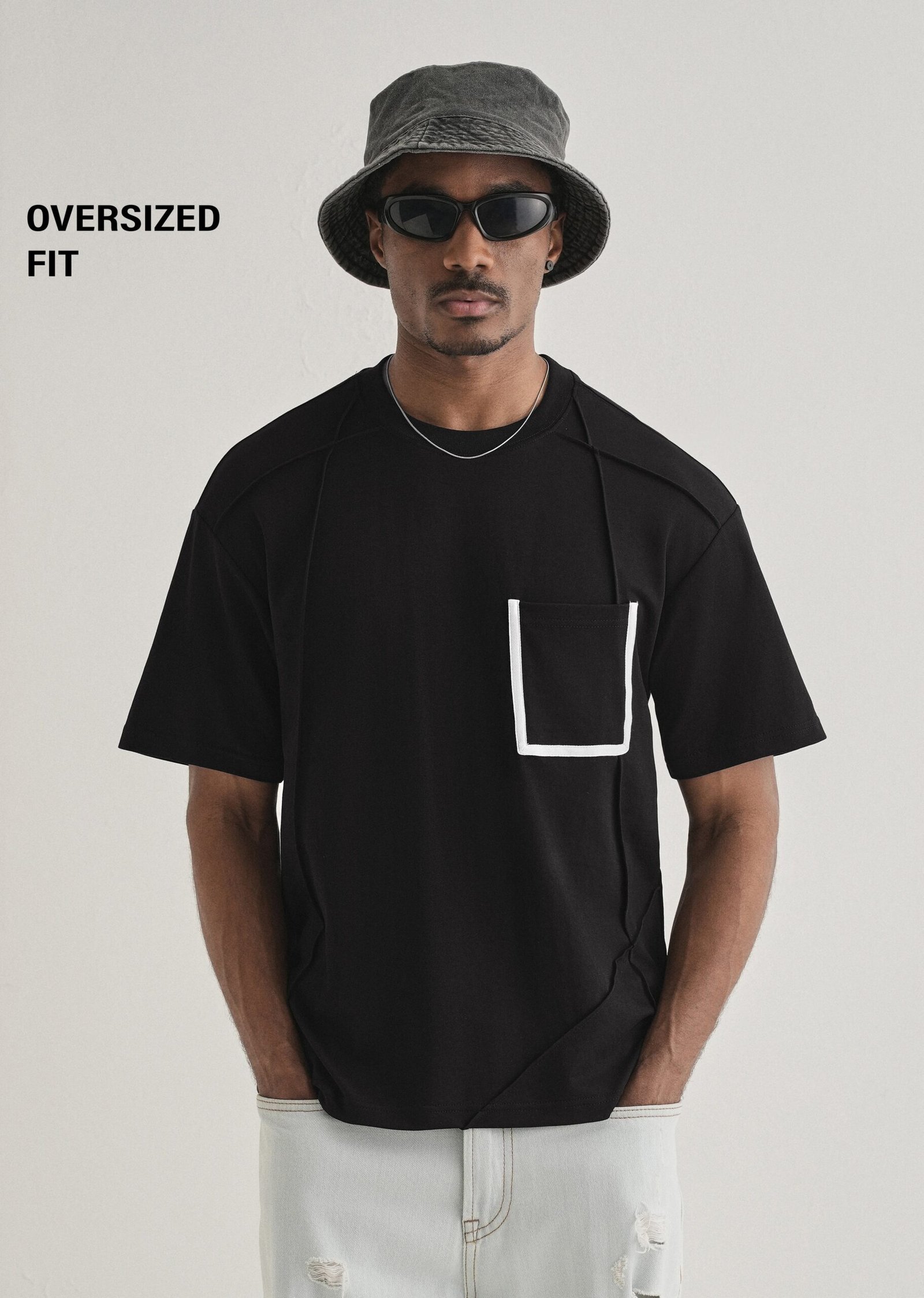 Black_Cut_Sew_Oversized_T-shirt-scaled-1.jpg Black Cut And Sew Oversized T Shirt - Image 1