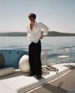 Old Money Linen Combo White and Black Premium Linen Co Ord for Men