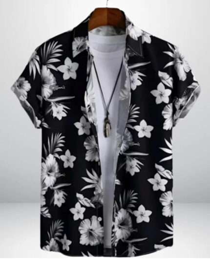 Classic Black Cotton Shirt